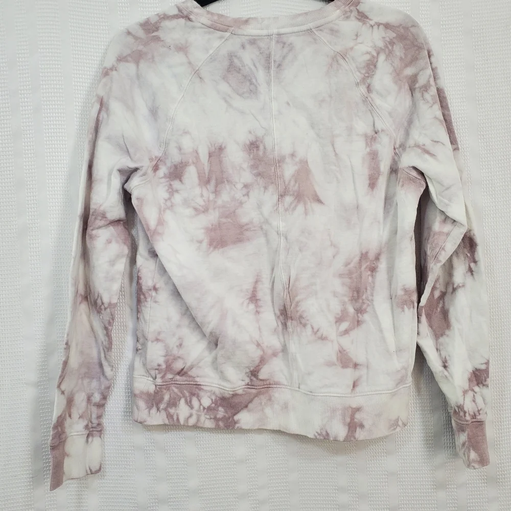 ATHLETA Sundown Sweatshirt Pink Tye Die Size Small - Picture 3 of 8